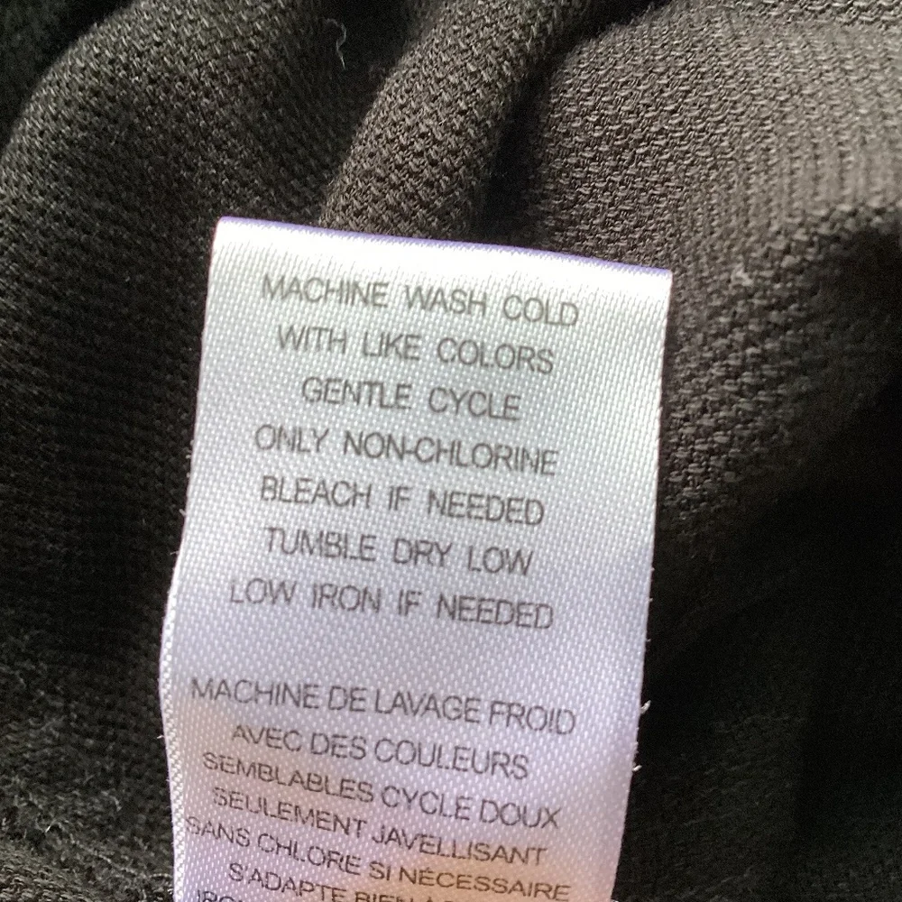 NWT DR2 DANIEL RAIN PLUS 3X BLACK RAYON ANKLE PANTS ELASTIC WAIST RELAXED FIT - Picture 9 of 11